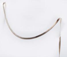 Ezüst (Ag) nyaklánc, h: 40 cm, jelzett, nettó 5,6g