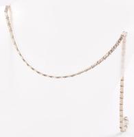 Ezüst (Ag) nyaklánc, h: 48 cm, jelzett, nettó 10,1g