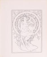 Wittlich, [Petr]: Zeichnung aus der Epoche des Jugendstils. Alfons Mucha, Aubrey Beardsley, Odilon R...