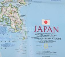 4 db National Geographic térkép: Japán, Kína, Dél-Ázsia, Mount Everest, vegyes méretben