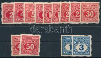 K.u.K. Feldpost 1916 Portó sor (45.000)