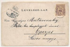 1900 Marilla, Marillavölgy, Marila; Gyógyintézet. Gross Gyula kiadása / spa. Art Nouveau, floral (r)