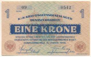 1916. Dunaszerdahely / hadifogolytábor 1K "09 0542" T:AU
1916. Hungary / Dunaszerdahely /...