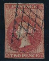 Ausztrália (Dél-Ausztrália) 1855 Mi 2 ritkán látható darab! (Mi EUR 120.-)