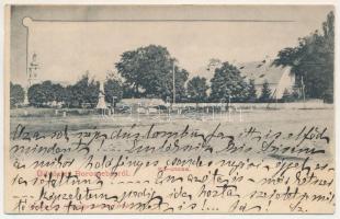 Borossebes, Boros-Sebes, Sebis; Fő utca. Honisch udvari fényképész felvétele / main street. Art Nouveau (apró szakadások / tiny tears)