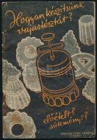 Untenecker Ferenc: Hogyan készítsünk vajastésztát, előételt, süteményt? Praktikus utmutatás és receptek ízletes tészták készítésével. Összeáll.: - - cukrász. Bp., ,Keller Jenő-ny., 43+1 p. Kiadói papírkötés, foltos.