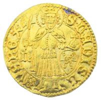 DN 1446-1453. Aranyforint Au "Hunyadi János" későbbi replika (3,58g) T:AU Hungary 1446-1453. Goldgulden Au "Johannes Hunyadi" later replica (3,58g) C:AU