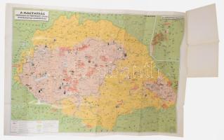 2005 A magyarság néprajzi és történeti tájai, etnográfiai csoportjai, nagyméretű térkép, hátoldalán:...