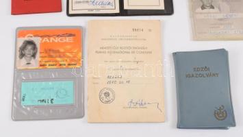 10 db vegyes igazolvány