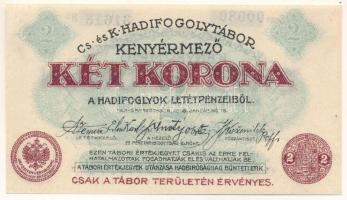 1916. Kenyérmező / Hadifogolytábor 2K "00080 31613" T:UNC 1916. Hungary / Kenyérmező / POW Camp 2 Kronen "00080 31613" C:UNC