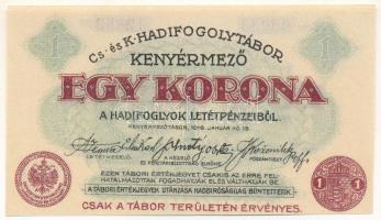 1916. Kenyérmező / Hadifogolytábor 1K "00033 12853" T:UNC 1916. Hungary / Kenyérmező / POW Camp 1 Krone "00033 12853" C:UNC