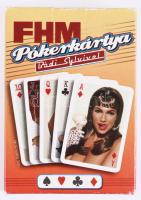FHM Pókerkártya Bódi Sylvivel, 52 lapos, eredeti dobozában.