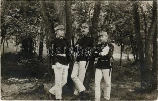 Osztrák-magyar katonák csoportja / Austro-Hungarian K.u.K. military, group of soldiers. photo (EB)
