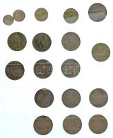 Szovjetunió ~1960-1980. 10k - 1R Cu-Ni "(18x) emékkiadások T:AU-XF Soviet Union ~1960-1980. 1 Rouble Cu-Ni (18x) commemorative issues C:AU-XF