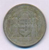 1930. 5P Ag &quot;Horthy jobbra&quot; T:F patina
Adamo P8