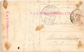 1915 Osztrák-magyar tüzérek csoportja kutyával / WWI Austro-Hungarian K.u.K. military artillery, gro...