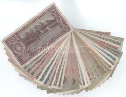 Vegyes, 31db-os magyar Pengő bankjegytétel T:F,VG