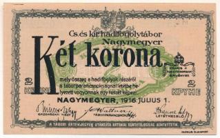 1916. Nagymegyer / Hadifogolytábor 2K "MS 15 0927" T:UNC 1916. Hungary / Nagymegyer / POW Camp 2 Kronen "MS 15 0927" C:UNC