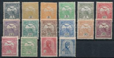 16 klf Turul bélyeg (3f törés, kis szakadás, 60f törés / fold, small tear)