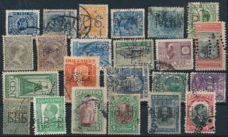 23 db perfin bélyeg