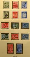 Norvégia gyűjtemény 1925-1988 2 db előnyomott, falcmentes albumban, tokkal