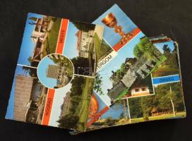 Kb. 91 db MODERN postatiszta magyar város képeslap (Képzőművészeti Alap) / Cca. 91 MODERN Hungarian town-view postcards