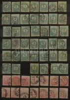 1874-1881 kb 500 db bélyeg A4-es berakóban, benne sok 20kr