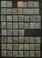 1874-1881 kb 500 db bélyeg A4-es berakóban, benne sok 20kr