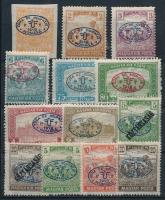 Debrecen 1919 13 db bélyeg Bodor vizsgálójellel