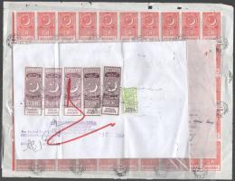 3 db pakisztáni áruilleték sokbélyeges lerovással