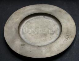 1900.Grófi címeres óntányér