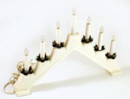 Elektromos karácsonyi égősor, 42x28 cm