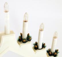 Elektromos karácsonyi égősor, 42x28 cm