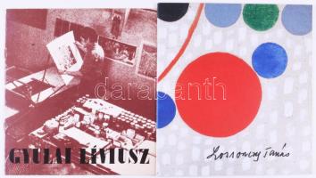 5 darab kiállítási katalógus, Molnár Sándor, Gyulai Líviusz, Losonczy Tamás, Lantos Ferenc, Bálint E...