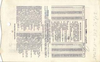 1944 100.000P !!! Pesti Kereskedelmi Bank pénztárjegy valószínűleg bankközi forgalomra T:II RRR!!!