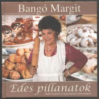 Bangó Margit: Édes pillanatok. Az író, Bangó Margit (1950-) előadóművész által Csonka András "Pici" (1965-) színművész, műsorvezető, énekes részére DEDIKÁLT példány! és Csonka András ajándékozási bejegyzésével. Bp., 2010, EMI. Gazdag képanyaggal illusztrált. CD-melléklettel. Kiadói kartonált papírkötés.