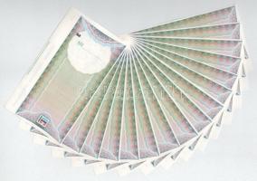 Ausztria 1990 k. 16db kitöltetlen, sorszámkövető "Bank Austria" banki csekk T:UNC,AU
Aust...