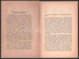 1943 Jelentés az 1943. évi Nagyjutalomról és a Marczibányi-mellékjutalomról, 19 p. + 1948 Javaslat a Nagyjutalom és a Marczibányi-jutalom kiadására, kis lapszéli sérülésekkel, 26 p.