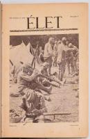 1916 Az Élet című lap VIII. évfolyamának vegyes számai könyvbe kötve