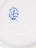 Herendi virágmintás csészealj d: 12,5 cm + Hollóházi bonbonier m: 12 cm