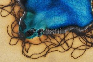 Krajtsovits Margit (1936): Vénusz születése Samottos kerámia falidísz, égetett magastüzü mázzal. Jel...