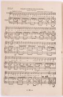 11 db nótás könyv és kotta (Magyar Kórus, Bárdos Lajos: Második mise, Hajnalozó, stb.)