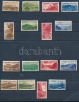 Japán Nemzeti parkok 4 db sor (rozsda / stain)