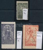 3 klf jugoszláv bélyeg fogazási eltéréssel