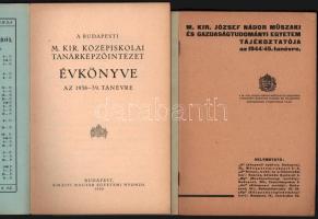 M. Kir. József Nádor Műszaki és Gazdaságtudományi Egyetem tájékoztatója az 1944/45. tanévre. Bp., (1...