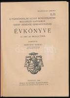 A Pannonhalmi Szent Benedek-Rend Budapesti Katolikus Szent Benedek Gimnáziumának évkönyve az 1942/43...