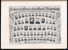 A Pannonhalmi Szent Benedek-Rend Budapesti Katolikus Szent Benedek Gimnáziumának évkönyve az 1942/43...