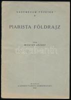 Megyer József: Piarista földrajz. Vademecum-füzetek 11. Szeged, 1943, Szegedi Piarista Diákszövetség, 30+1 p. Kiadói papírkötés, hajtásnyommal, hiányos, sérült címlappal.