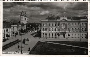 1937 Kolozsvár, Cluj; Bocskay tér / Piata Cuza Voda, Directiunea C.F.R. / square
