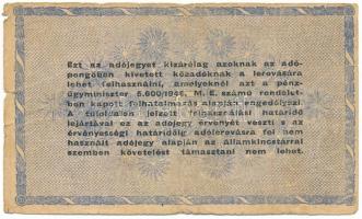 1946. 10.000.000AP vízjeles papíronT:VG
Adamo P54